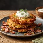 Драники с хрустящей корочкой на тарелке