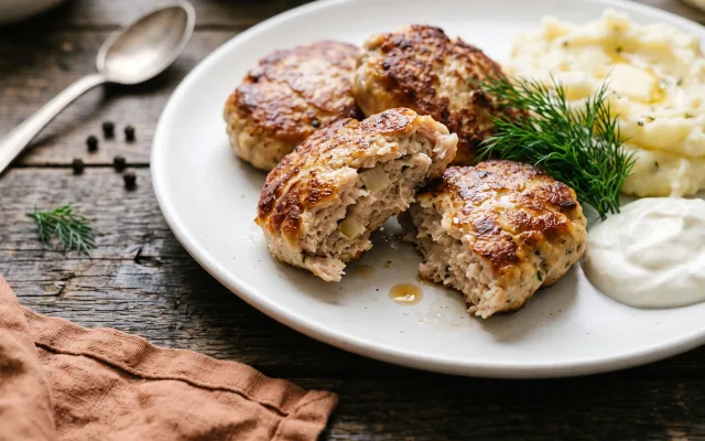 Куриные котлеты без хлеба: сочные и простые