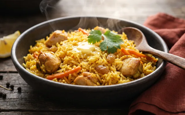 Плов с курицей: рассыпчатый рецепт
