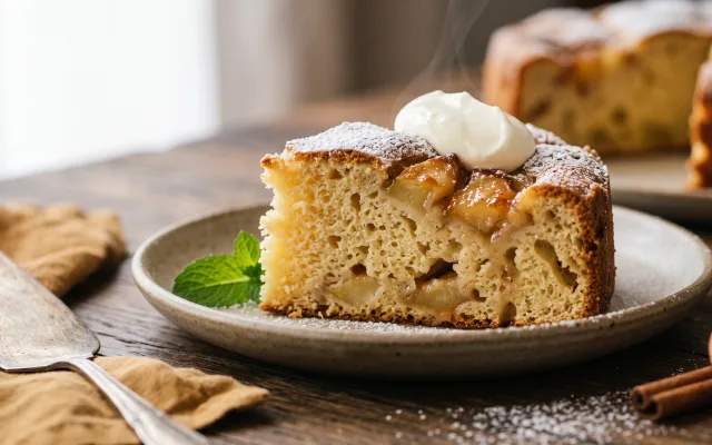 Пышная шарлотка с яблоками: классический рецепт