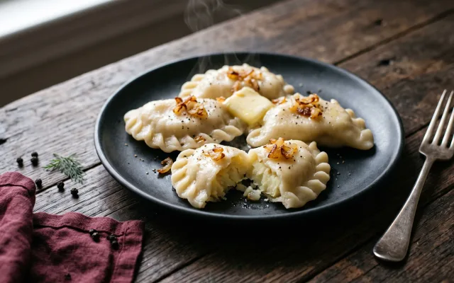 Вареники с картошкой и луком: домашний рецепт